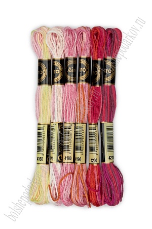 Набор ниток мулине (6 шт) SF-4104, №75