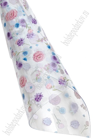 Пленка ПВХ с рисунком &quot;Цветочки&quot; А4 (5 листов) SF-6057, №8