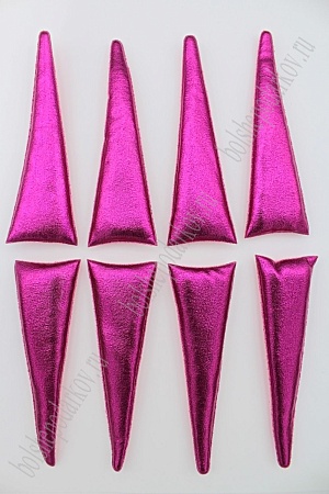 Патч 3D &quot;Рог&quot; 10*2,5 см (10 шт) SF-1887, фукси