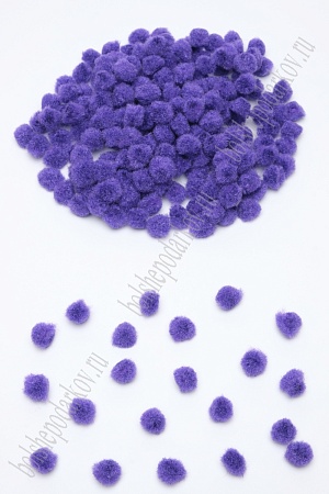 Помпоны 10 мм (200 шт) SF-1163, сиреневый