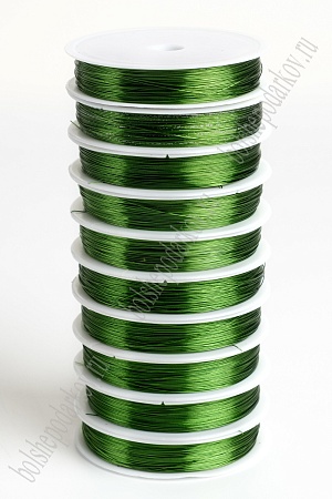 Проволока 0,4 мм*40 м (10 шт) SF-901, зеленый