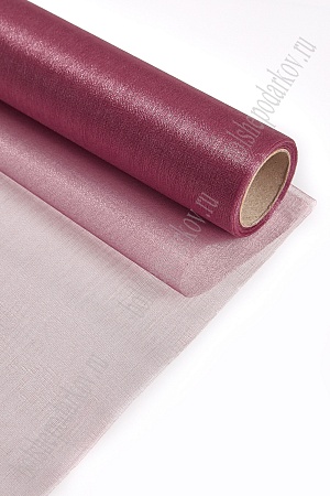 Органза 70 см*10 ярд (SF-3130) вишневая пенка №91