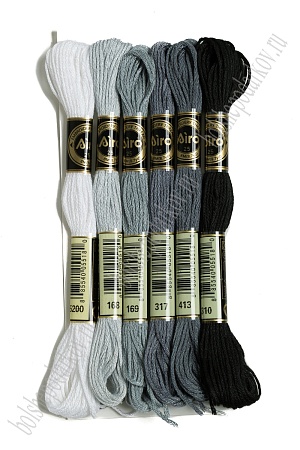 Набор ниток мулине (6 шт) SF-4104, №7