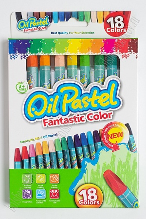 Пастель масляная (18 шт) SF-5654, ассорти