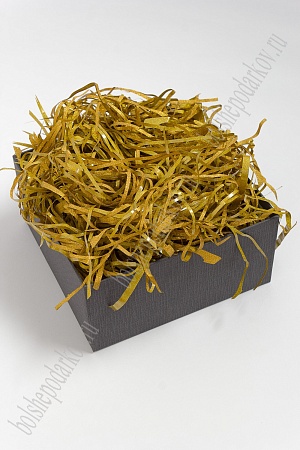 Наполнитель бумажный с блестками 100 гр (SF-3092), золотой №12