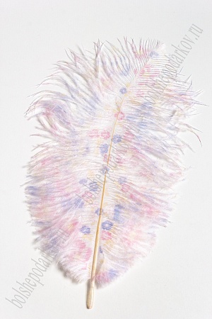 Перо декоративное 23*10 см &quot;Цветы&quot;