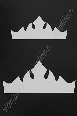 Набор пластиковых шаблонов 1 мм &quot;Корона №5&quot;