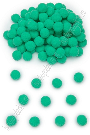 Помпоны Premium 1,5 см (200 шт) SF-3308, аквамариновый