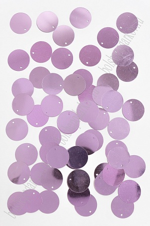 Пайетки круглые 19 мм (50 гр) SF-3070, сиреневый