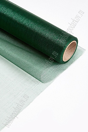 Органза 70 см*10 ярд (SF-3130) темно-зеленый №589