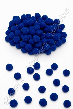 Помпоны Premium 1 см (200 шт) SF-3307, синий №28