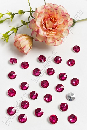 Стразы объемные 10 мм (100 шт) SF-391, розовый