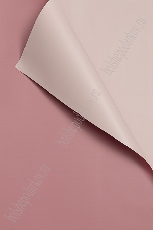 Пленка двухсторонняя для цветов 58*58 см (20 листов) SF-7067, пенка/бежевый №035