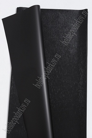 Пленка перламутровая для цветов 58*58 см (20 шт) SF-4324, черный №13