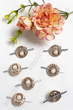 Пряжка декоративная 20*20 мм (50 шт) SF-4457, золото