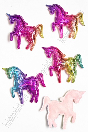 Патч голографик &quot;Единорог&quot; 6*6,5 см (10 шт) SF-2974, №4
