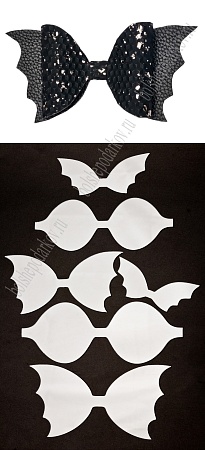 Набор пластиковых шаблонов 1 мм &quot;Летучая мышка&quot; №2