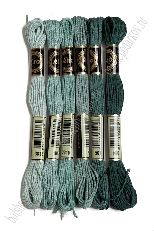 Набор ниток мулине (6 шт) SF-4104, №12