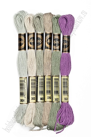 Набор ниток мулине (6 шт) SF-4104, №29