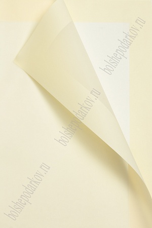 Пленка для цветов 58*58 см (20 листов) SF-7060, светло-желтый №02