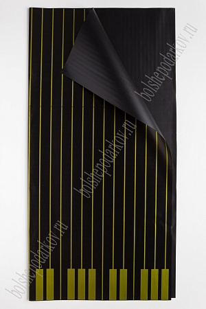 Пленка матовая для цветов &quot;Пианино&quot; 58*58 см (20 шт) SF-2359, черный