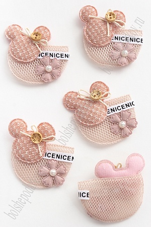 Патч тканевый &quot;Микки кармашек&quot; 6*5 см (5 шт) SF-2978, пенка