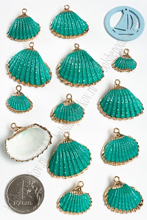 Подвеска &quot;Ракушка&quot; (4 шт) SF-3339/3368, №4