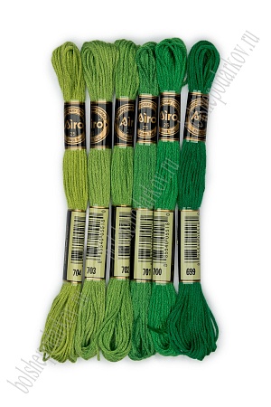 Набор ниток мулине (6 шт) SF-4104, №18