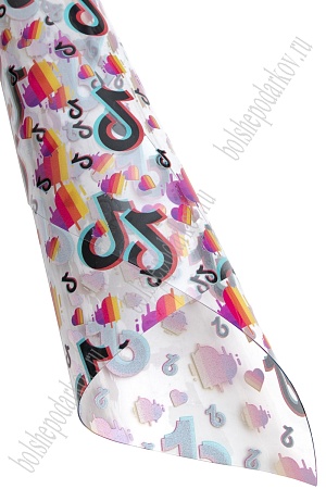 Пленка ПВХ с рисунком &quot;TikTok&quot; А4 (5 листов) SF-6057, №1