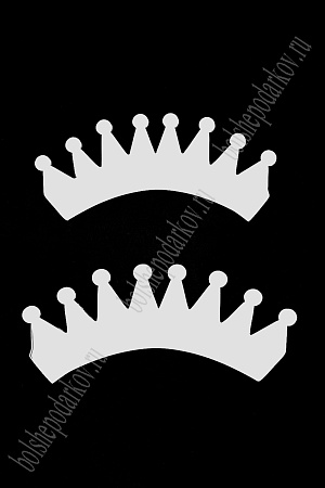Набор пластиковых шаблонов 1 мм &quot;Корона №2&quot;
