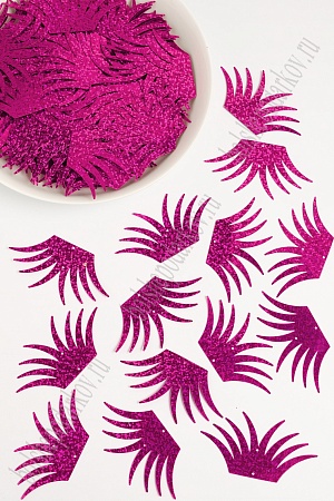 Пайетки &quot;Лист пальмы&quot; 500 гр (SF-1936) фукси