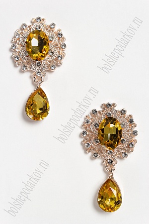 Серединка ювелирная с подвеской (2 шт) SF-4482, золото/золото №7