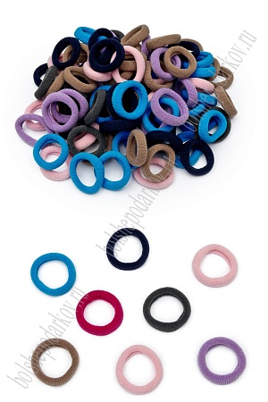 Резинки для волос 2 см (100 шт) SF-7505, №6